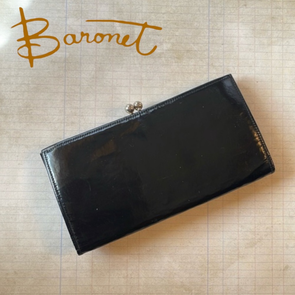 Baronet Fine Leathergoods Vintage 60’s Kiss Lock Wallet